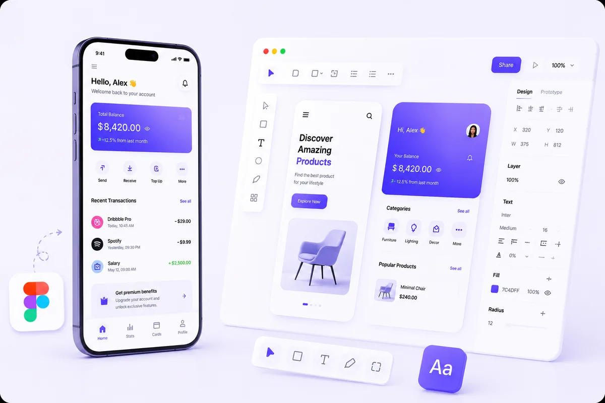 UI / UX Design preview